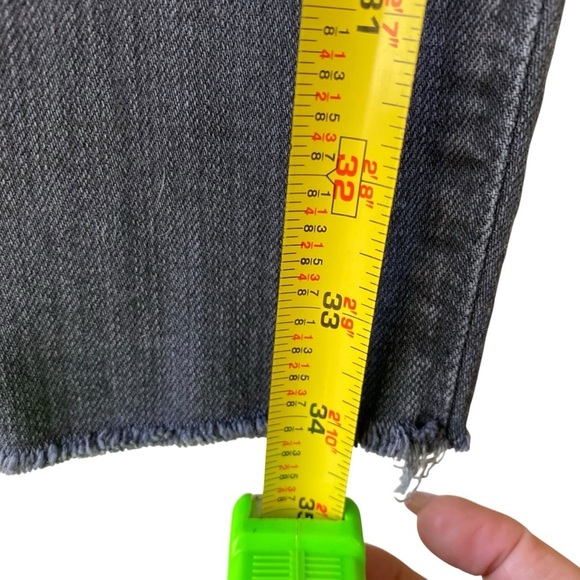 Adriano Goldschmeid Greys Inn Destructed Skinny Ankle AG-ed Denim Jean SZ 27 - Picture 9 of 16